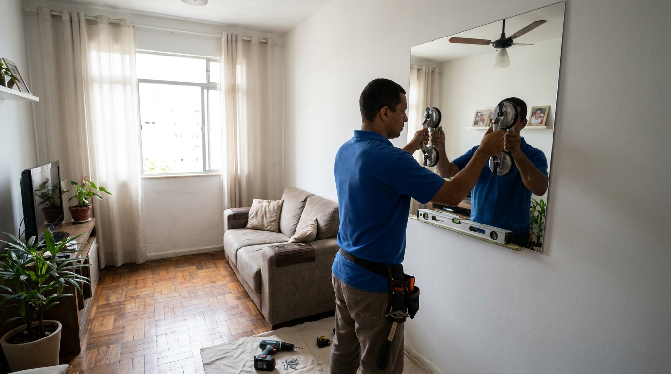 Revestimento Espelhado em Cacupé, Florianópolis‑SC