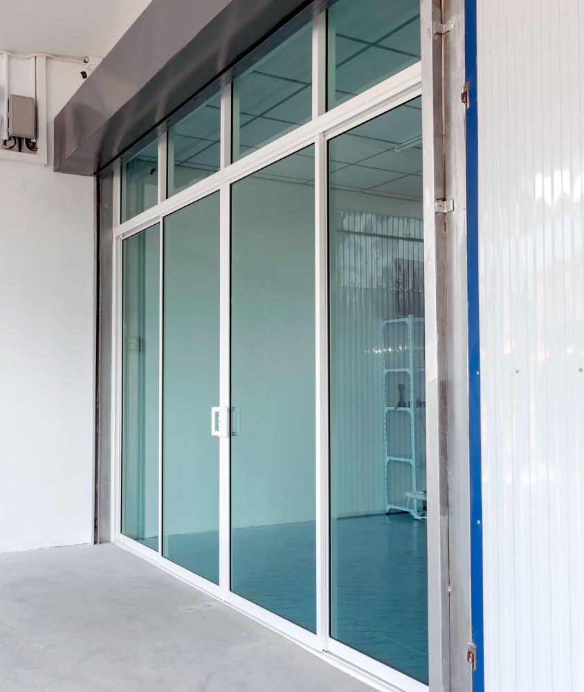 porta de vidro em Florianópolis